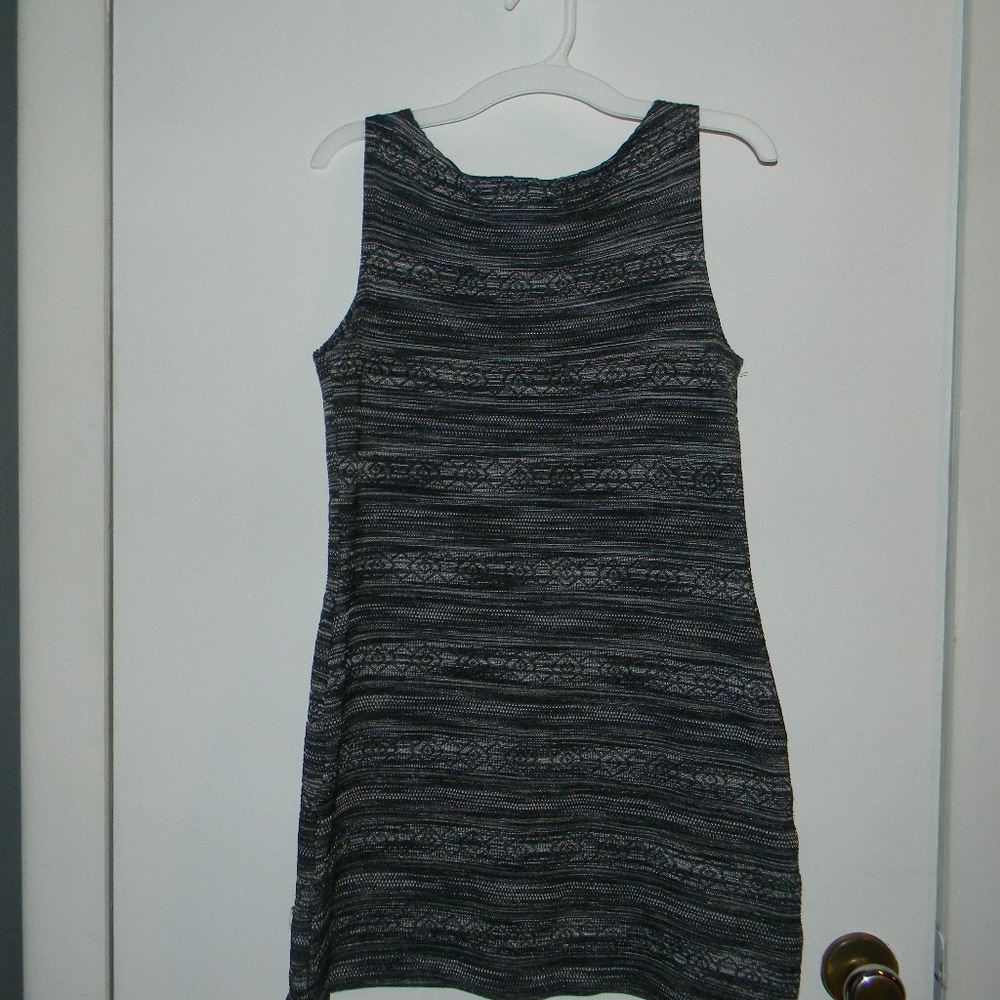 Casual black dress